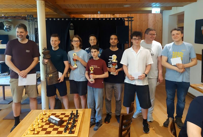 Schnellschach-ThEM 2026: Siegerfoto