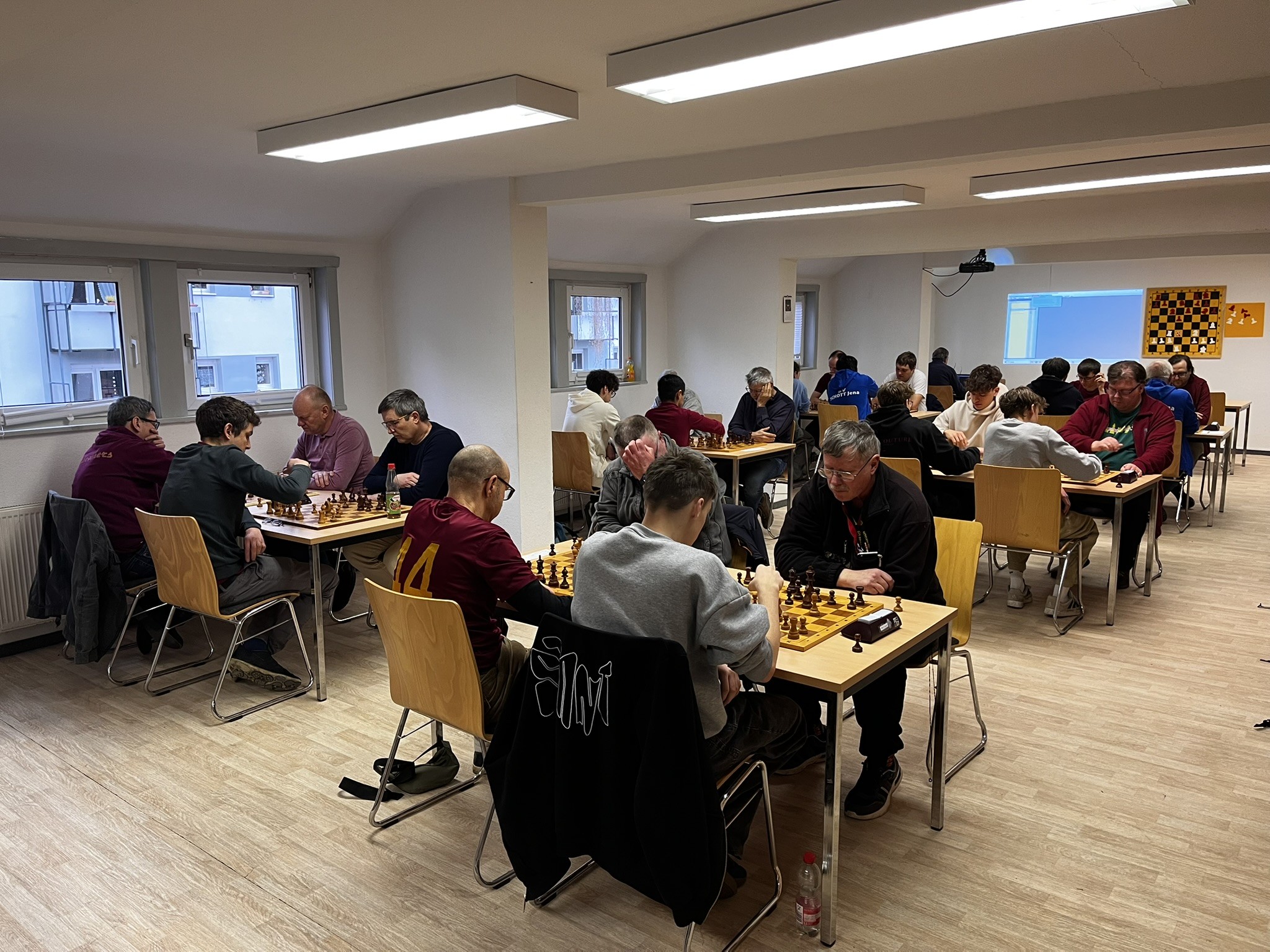 Blick in den Turniersaal 1